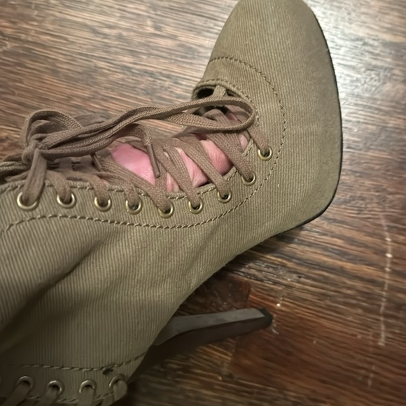 ASH Plarform Heeled Booties Sz 7 - Picture 3 of 5